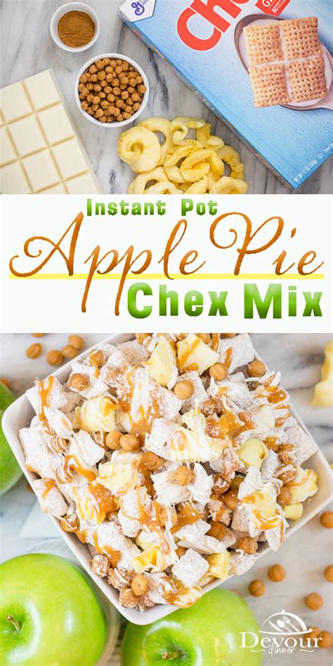 apple pie chex mix devour dinner apple pie chex mix