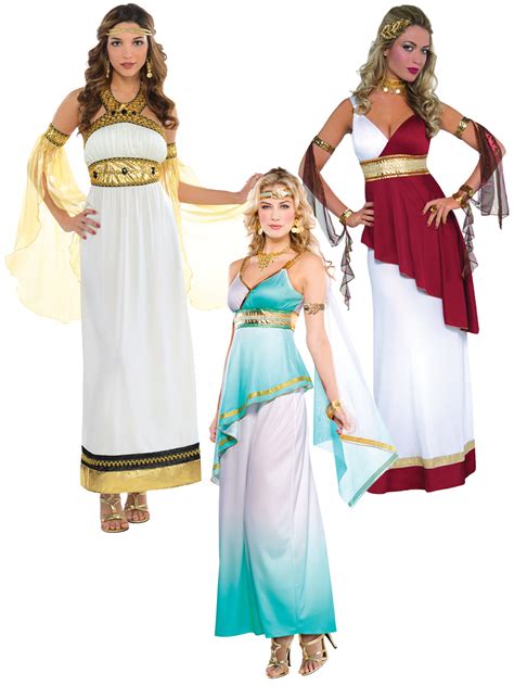 Damen Griechische Toga Römische Grecian Goddess Kostüm Damen Kostüm