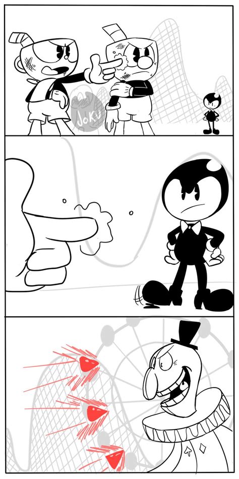 cuphead x bendy tumblr bendy and the ink machine ink