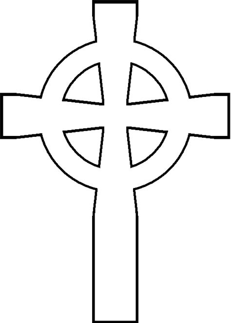 cross outlines clipart
