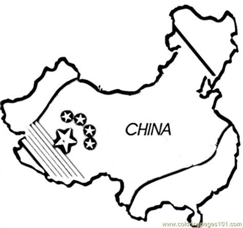 Chinese Flag Coloring Pages Free Food Ideas