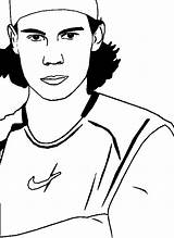 Nadal Coloriages sketch template
