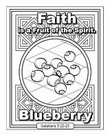 Coloring Spirit Fruit Pages Printable sketch template