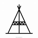 Teepee Clipart Indians Webstockreview Tent Indian Reduced Coloring Printable Pages sketch template