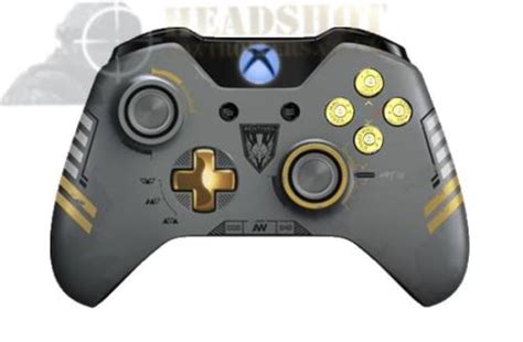advanced warfare xbox  limited edition wireless controller  brass spent ammo action