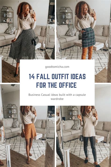 fall workwear capsule 14 business casual outfit ideas for the office