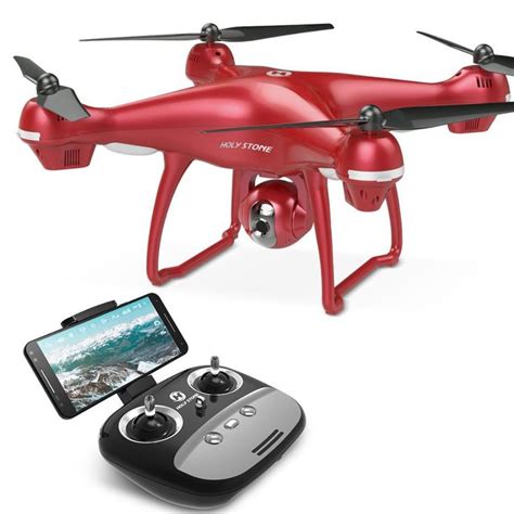 hs red rc drone gps professional fpv wifi camera hd p selfie rc quadcopter gps drones