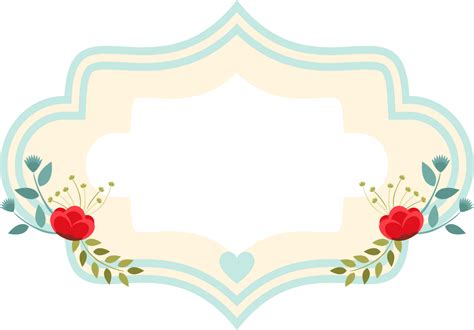 frame floral em png para baixar logotipo de flor arte