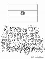 Coloring Argentina Pages Soccer Sports Teams sketch template