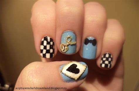 alice  wonderland nails google search disney nail designs