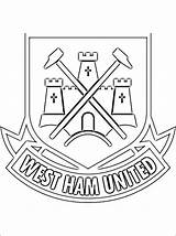 Pages United Ham West Coloring Manchester Colouring Fc Utd Sheets Sunderland Afc Crest Man 1coloring League sketch template