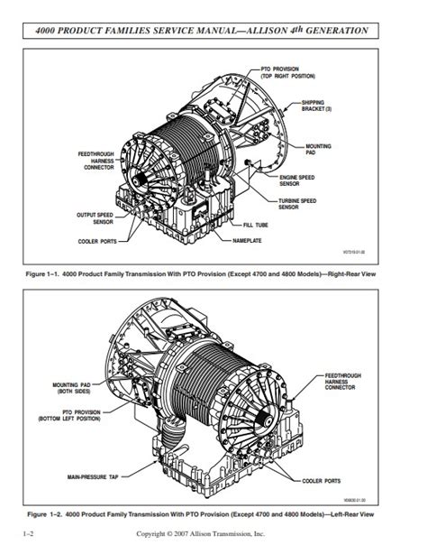 allison transmission  series service repair manual