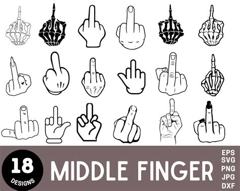 middle finger svgmiddle finger cricut middle finger etsy canada