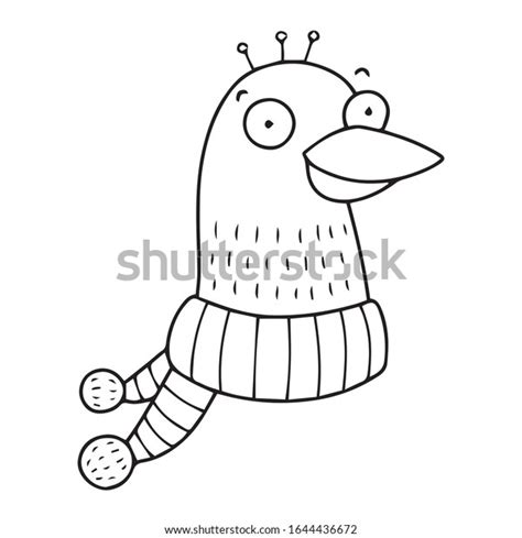 bird coloring page illustration kids adults stock vector royalty