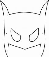 Mask Batman Template Halloween Outline Templates Diy Printable Masks Face Hero Super Cut Robin Clipart Bat Easy Superhero Simple Goalie sketch template