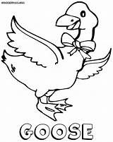 Goose Coloring Pages Goose1 sketch template