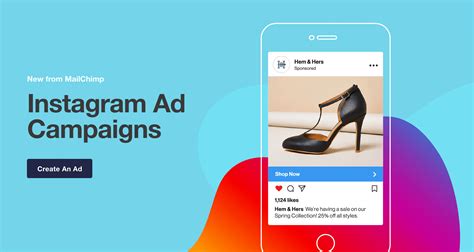create instagram ads  mailchimp advertisemint