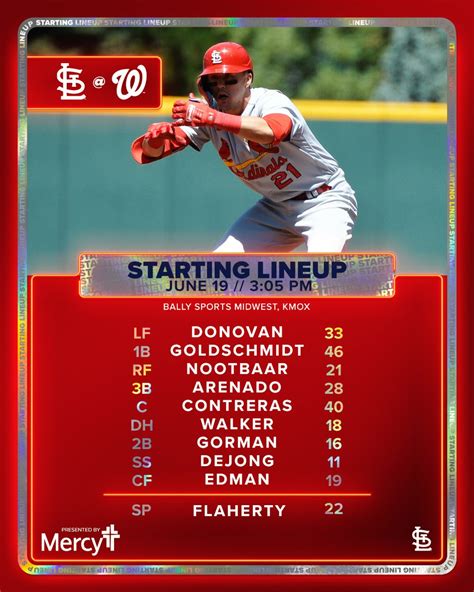 st louis cardinals on twitter noot s back for game one in the
