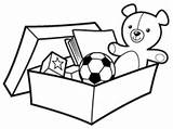 Box Toy Drawing Clipart Clipartmag sketch template