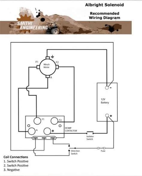 albright winch solenoid wiring diagram   winch solenoid diagram winch