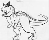 Coloring Carnotaurus Jurassic Rex Indominus Da Colorare Printable Print Park Clipart Coloringhome sketch template