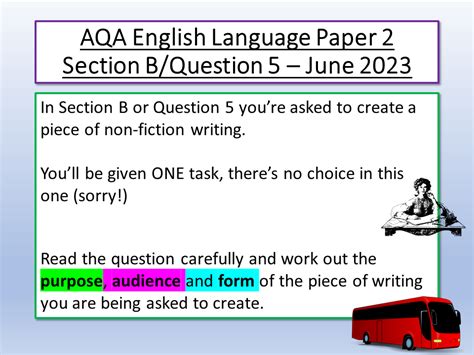 aqa english language paper   teaching resources