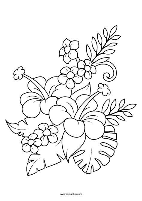 flower colouring pages colour fun coloring flower coloring