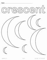 Coloring Crescent Shapes Pages Shape Hexagon Basic Octagon Worksheets Preschoolers Printable Crescents Kids Preschool Color Worksheet Cloud Getdrawings Getcolorings Print sketch template