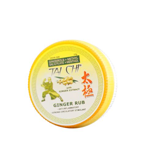 Tai Chi Ginger Rub 10g Rose Pharmacy ﻿online Drugstore And Medicine