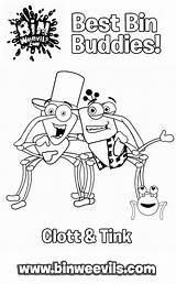Colouring Pages Tink Weevils Bin Coloring Colour Drawings sketch template