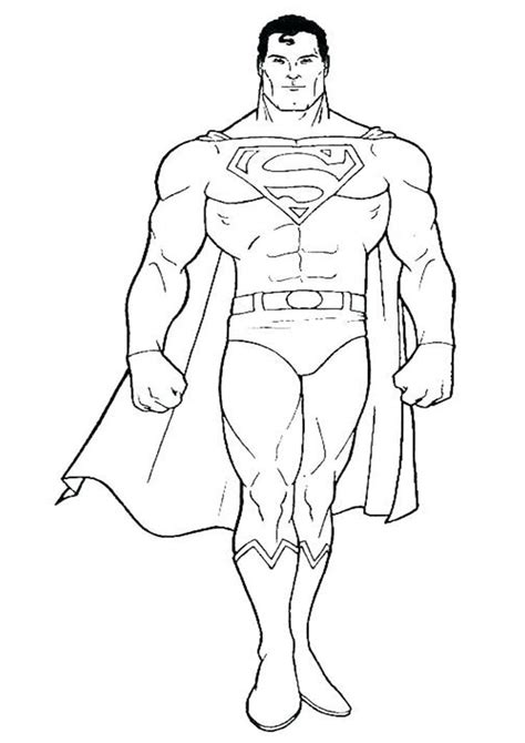 easy  print superman coloring pages superhero coloring