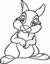 Coloring Thumper Bambi Wecoloringpage Bunnies sketch template