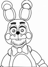 Bonnie Five Nights Coloring Freddys Fnaf Toy Pages Colorear Eri Template Search sketch template