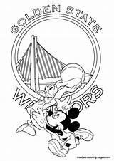 Warriors Coloring Pages Golden State Nba Colouring Disney Warrior Print Basketball Getcolorings Color Printable Getdrawings Drawing Popular sketch template