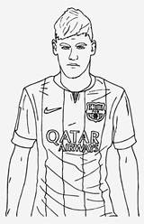 Neymar sketch template