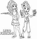 Coloring Lego Friends Pages Friend Print Printable Girls Color Colour Kids Clipart High Popular Clip Coloringtop sketch template