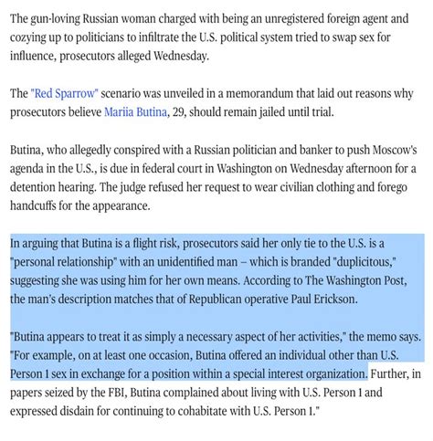thread by dcpoll maria butina was likely in contact with russian