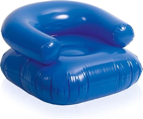opblaasbare stoel blauw bolcom