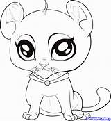 Coloring Pages Kids Animals Cute Animal Draw Baby Cartoon Drawing Drawings Step Anime Printable Lion Print Lions Cartoons Zoo Easy sketch template