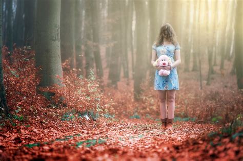 wallpaper sunlight fall leaves people women outdoors