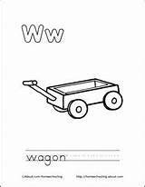 Coloring Wagon Book Letter Pages Crafts Letters Books Choose Board sketch template