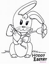 Coloring Pages Rabbit Easter Bunny Dltk Happy Kids Barby Ink Popular Coloringhome Printable sketch template