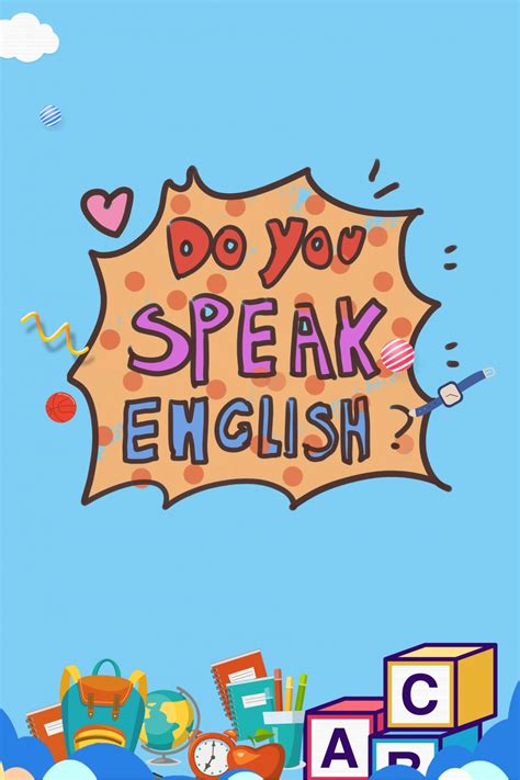 Fun English Training Class Admissions Background Template Fun English