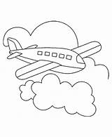 Airplane Transportation sketch template