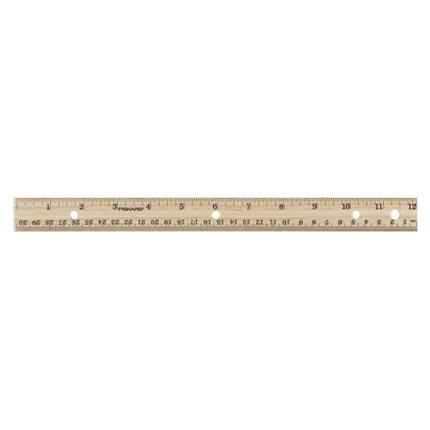 fiskars  wood ruler inches  centimeters walmartcom