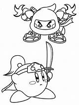 Kirby Mycoloring Enemies sketch template