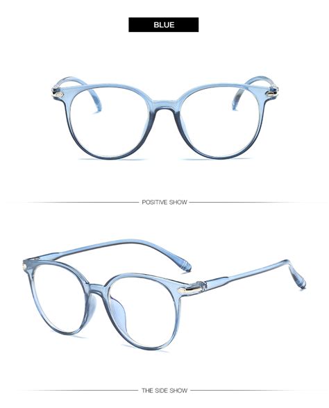 women glasses frame men anti blue light eyeglasses frame vintage round