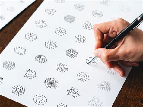 logo sketches  behance