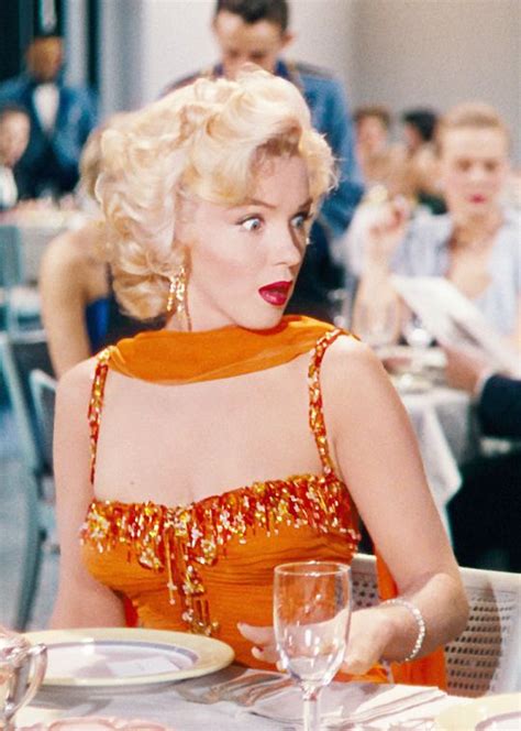 Marilyn Monroe In A Scene From Gentlemen Prefer Blondes 1953