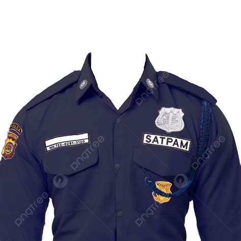 dark blue long sleeve security guard uniform photo template security guard uniform security